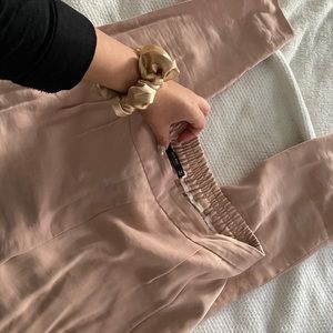 Zara Cigarette Trousers dusty pink size large